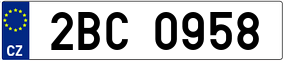 Truck License Plate